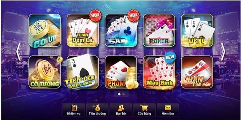 Danh mục game ăn khách tại QKA