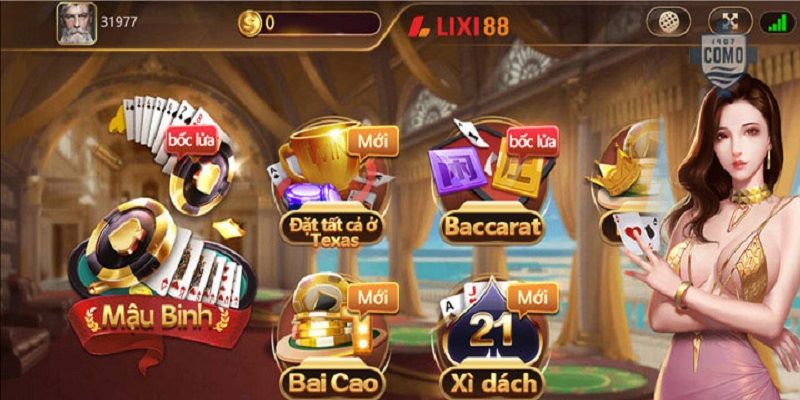 Lixi88 cung cấp nhiều hình thức cá cược lô đề và xổ số 