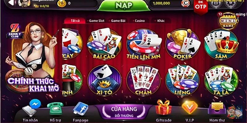 Kho game đổi thưởng nổi bật của Zenky